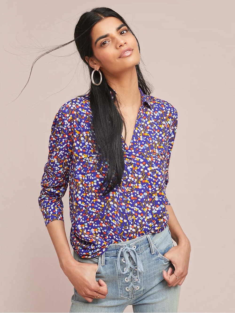 ANTHROPOLOGIE • 9 of 52 Conversations Colloquial Buttondown in Pop Potpourri
